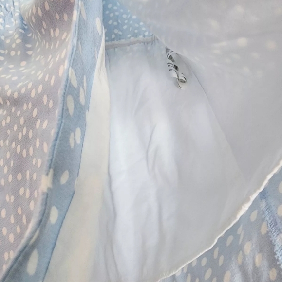 ZARA GIRLS BLUE WHITE POLKA DOT ELASTIC WAIST LIGHT DRESS SZ.8 - Picture 3 of 10